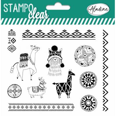 Aladine Clear Stamps - Llamas